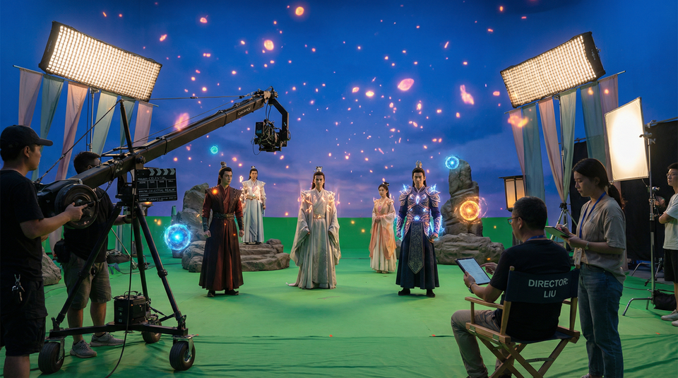 蜜桃传媒影视传媒视频制作现场